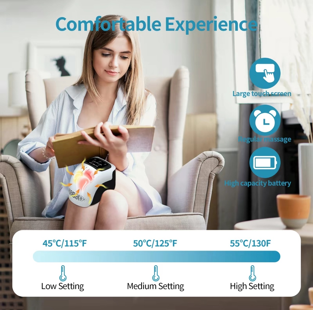 Jueco Electric Knee Massager