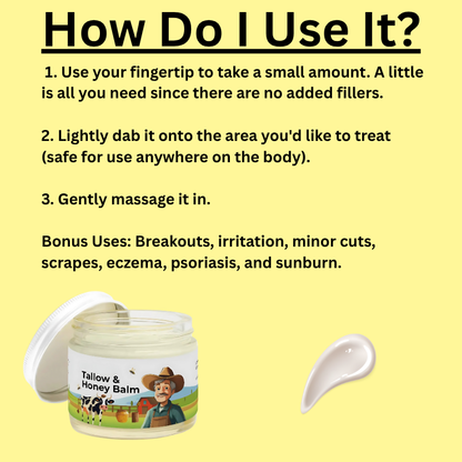 Jueco™ Tallow Honey Balm - 2 oz